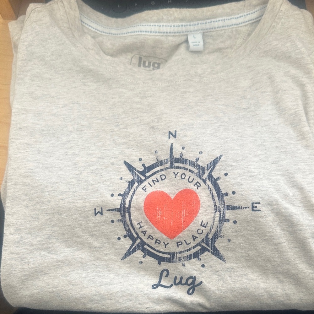 Lug Women’s short sleeve t-shirt in large 100% cotton